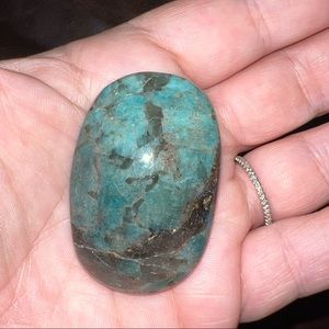 Chrysocolla Oval Palm Stone